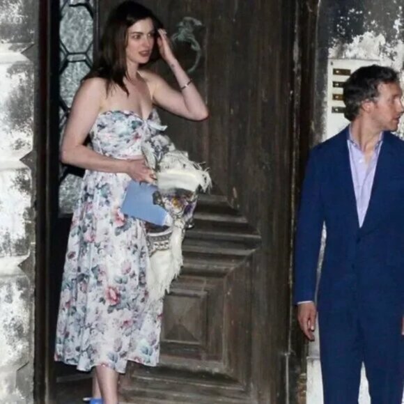 As Seen on Anne Hathaway Zimmermann Jasper Tie Halter‎ Dress XS b110E2of2T - Picture 5 of 12